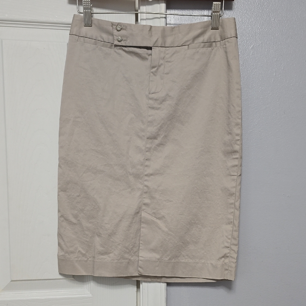 GAP Classic Tan Pencil Skirt